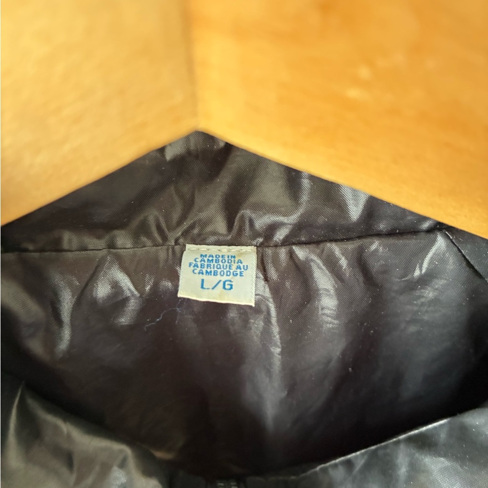 Adidas Black Performance Jacket with Blue Accents - Picture 3 of 3